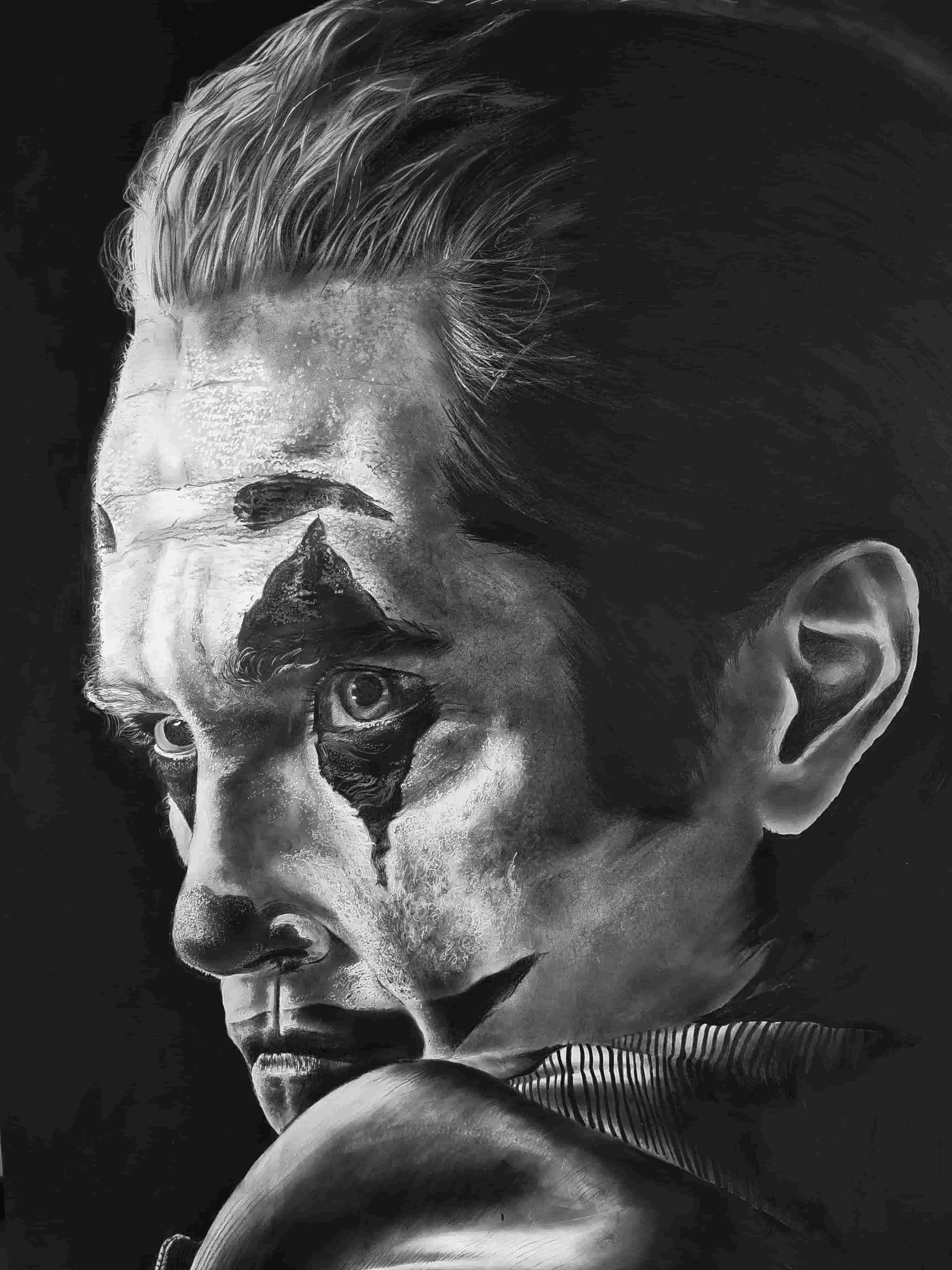 Zeichnung von Joker (Joaquin Phoenix)